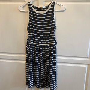 Striped sleeveless dress